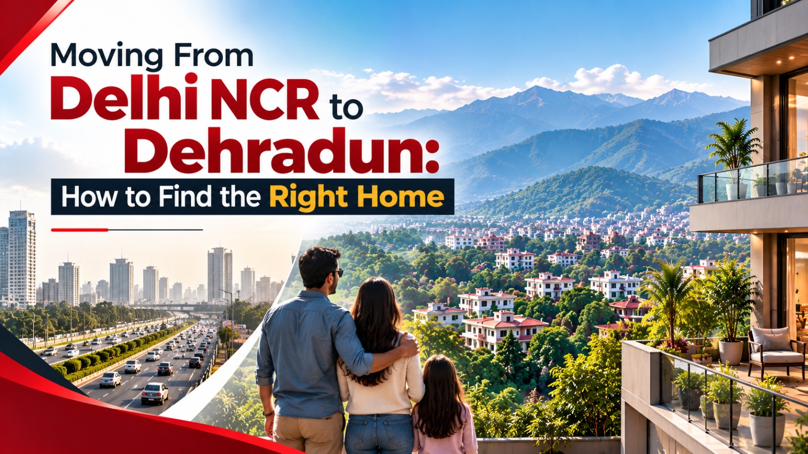 Property in Dehradun featuring modern residential apartments for families relocating from Delhi NCR