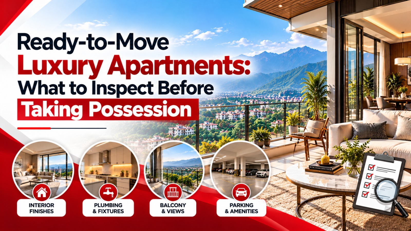 Ready to move luxury apartments in Dehradun with modern residential amenities