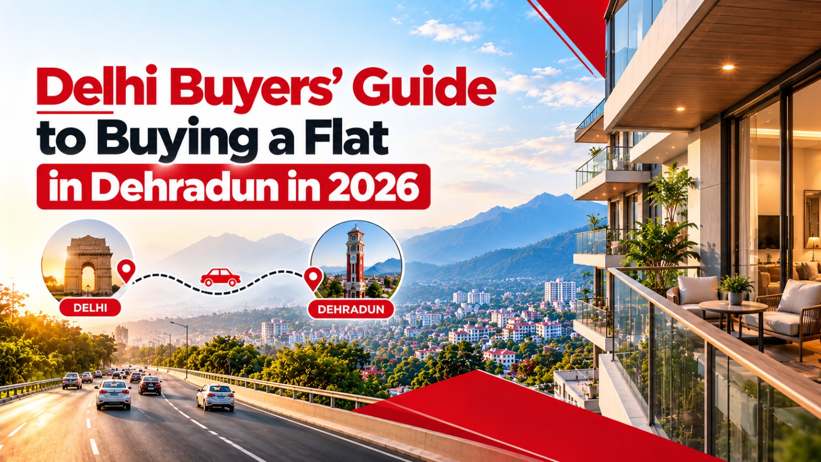 Delhi buyer exploring a residential flat in Dehradun with property documents and approval checks.